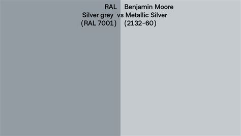 Ral Silver Grey Ral Vs Benjamin Moore Metallic Silver