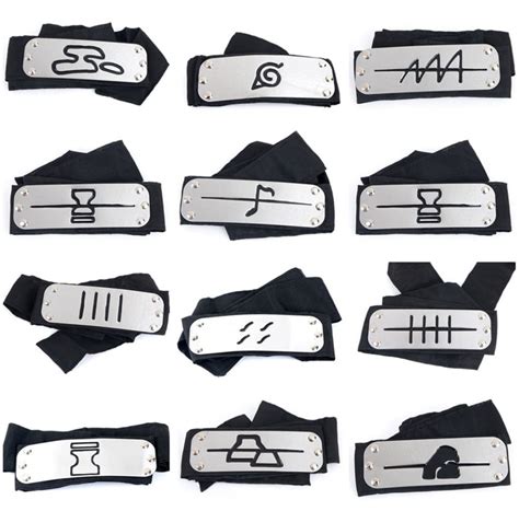 Naruto Shinobi Headbands 15 Variations Naruto