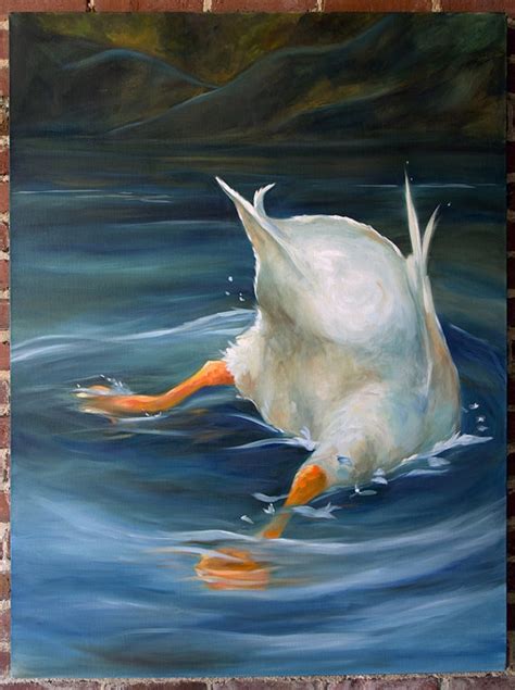I Love It Duck Art Art Painting Oil Art Oil