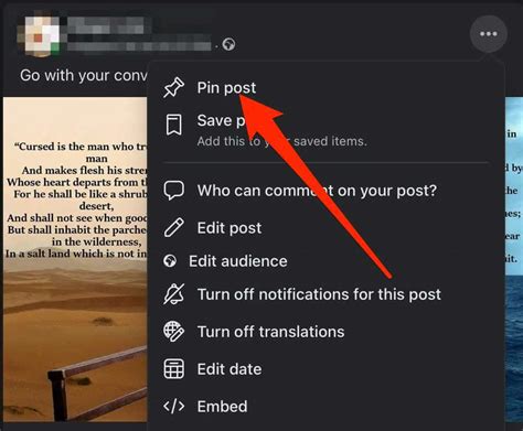 How To Pin Post In Fb Timeline Using Phone