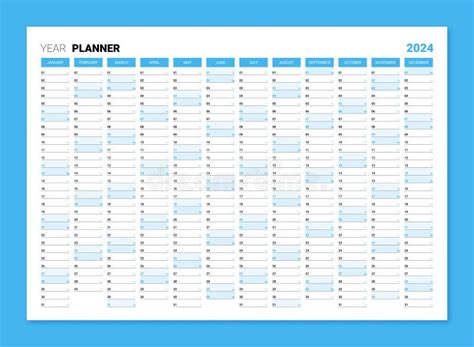 2024 Wall Calendar Planner 2021 - Jaimie Nichole
