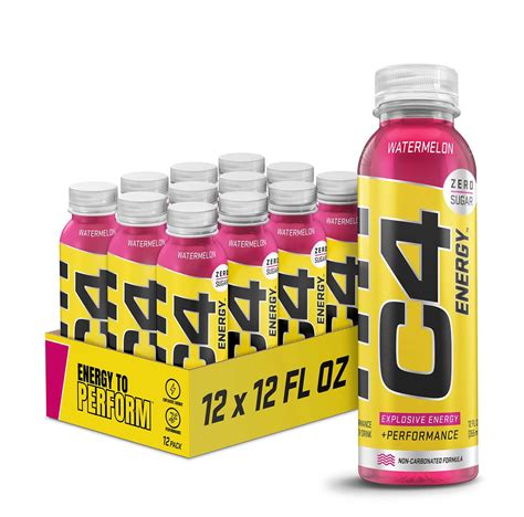 Cellucor C4 Energy Non Carbonated Performance Drink Watermelon 12 Ct Shipt