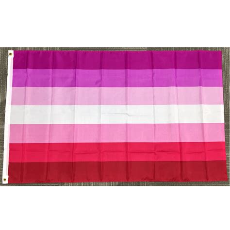 3x5 Lesbian Waterproof Flag Lgbt Gay Pride Outdoor Banner Rainbow Polyester New