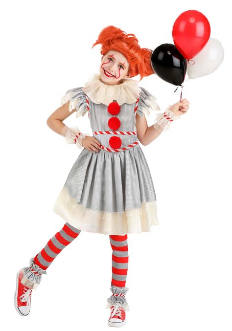 Killer Clown Cutie Kids Costume