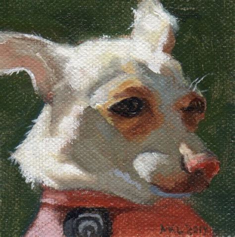 Tiny Dog Paintings Marlene Lee Art