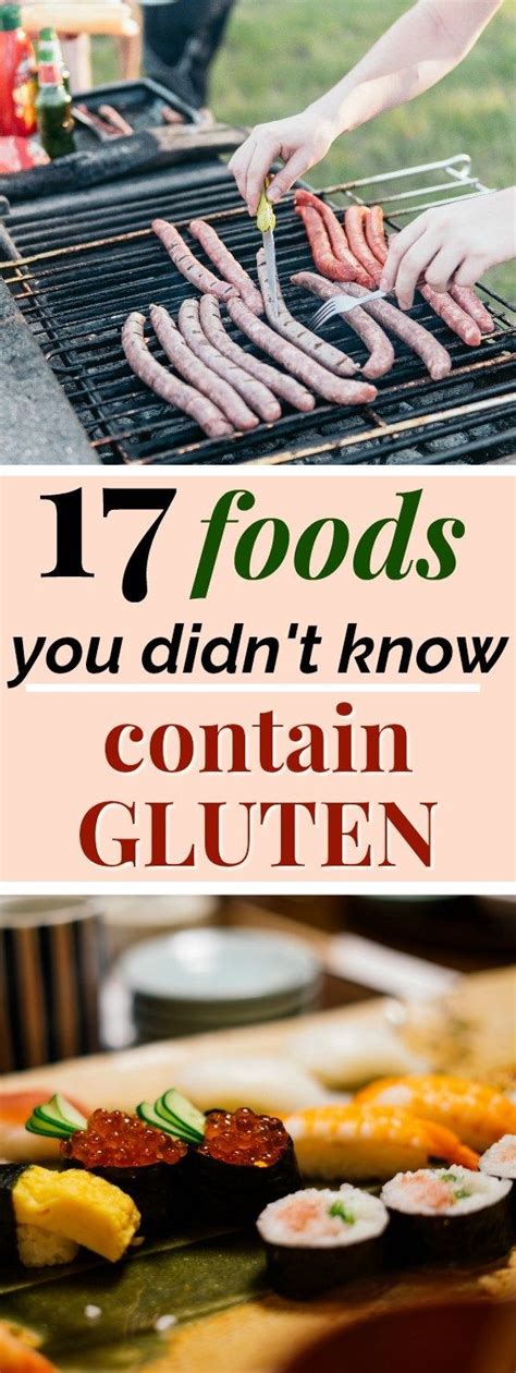 17 Surprising Foods That Contain Gluten Foods That Contain Gluten Gluten Free Dairy Free