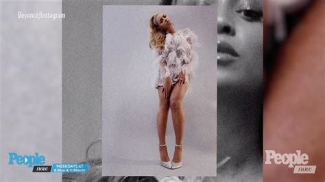 Freakum Dress Beyonc Wears A Feather Covered Ensemble In Sexy New Photos