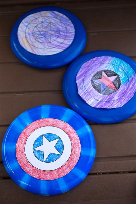 Diy Captain America Shield Free Printable The Nerds Wife
