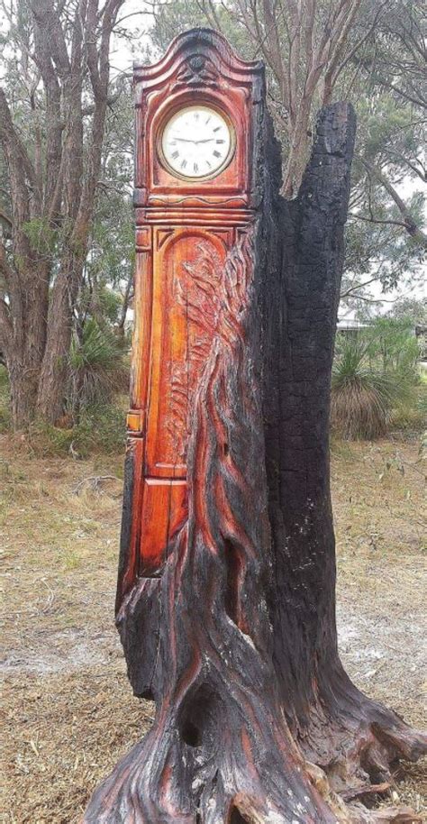 The best way to pack and move a grandfather clock is to hire professional removals to take care of the tricky job for you. A Grandfather clock made from a burnt tree ...