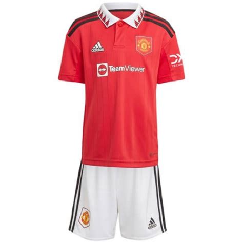 Childrens Manchester United Home Kit 202223 Free Shirt Printing £