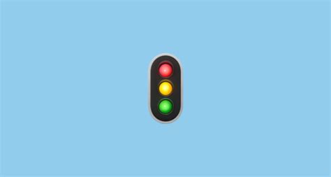 🚦 Vertical Traffic Light Emoji On Apple Ios 121