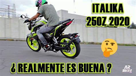 Italika 250z 2020 Review Y Prueba De Manejo Youtube