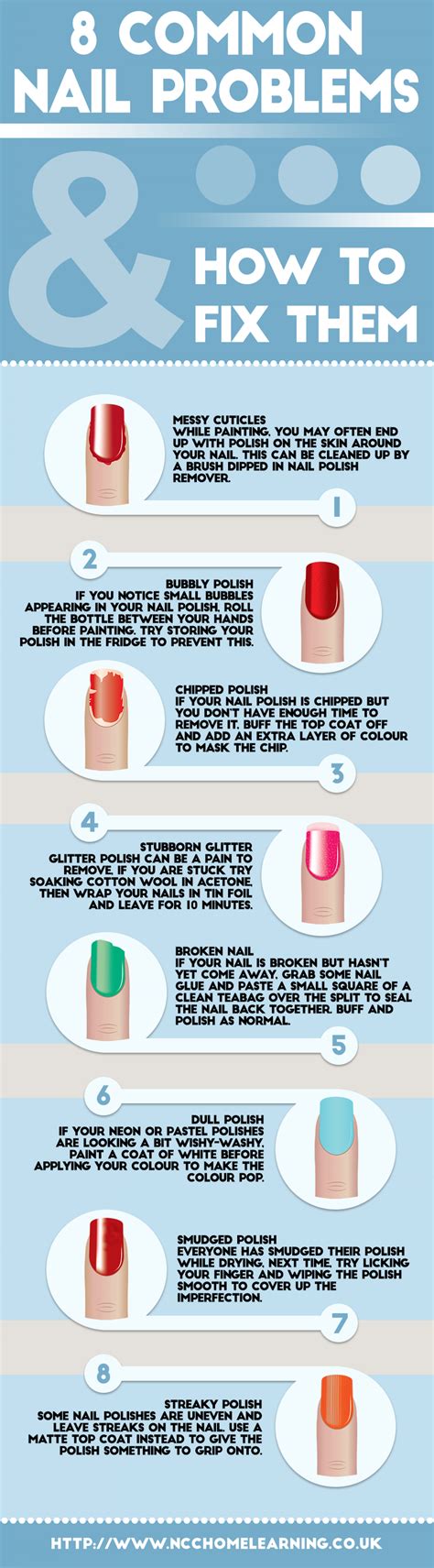 8 Common Nail Problems And How To Fix Them Nail Problems Nail Tech