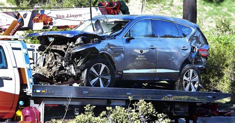 Golf Tiger Woods In Surgery After Roll Over Car Crash