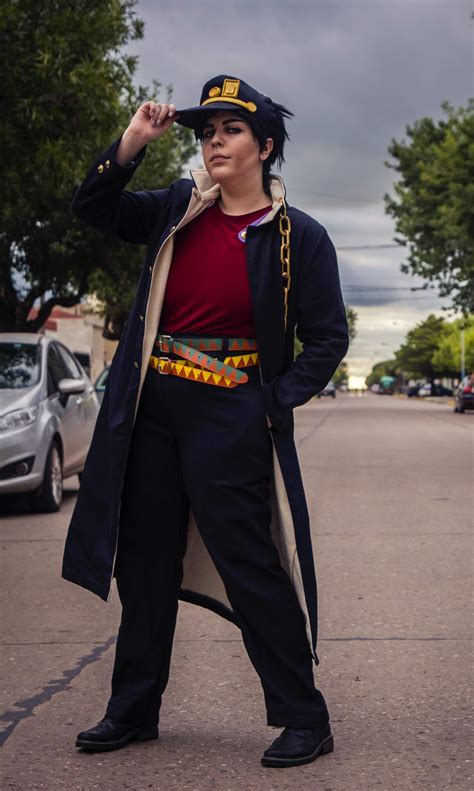 It is own by lucky land, hirohiko araki, warner bros. Jotaro Kujo Cosplay JoJo Cosplay | Cosplay Amino