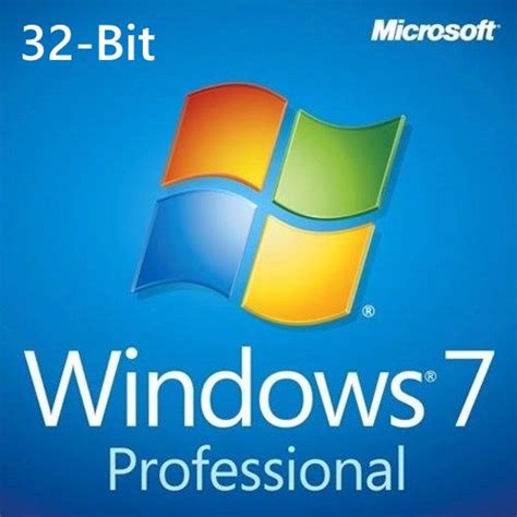 Microsoft Windows 7 Professional W Service Pack 1 32 Bit Dvd Oem