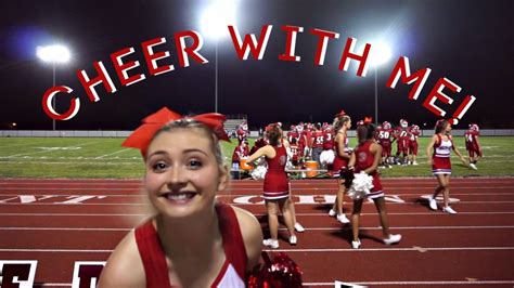Cheer With Me High School Football Game Youtube