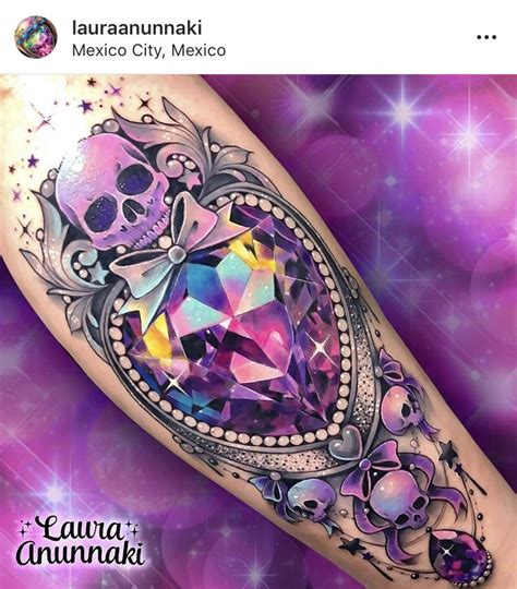 Laura Annunaki Tattoo Girly Skull Tattoos Bright Tattoos Unicorn