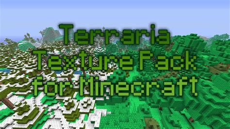 Terraria Texture Pack For Minecraft Youtube