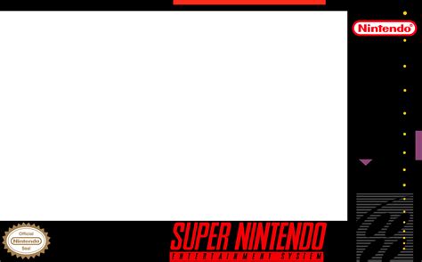 Super Nintendo Template Super Nintendo Nintendo Box Art