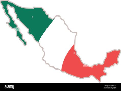 Ilustración Del Mapa De México Imagen Vector De Stock Alamy