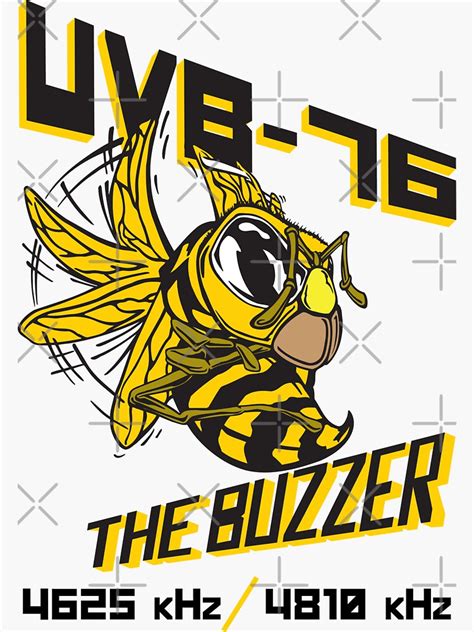 Uvb 76 The Buzzer Sticker For Sale By Brainthought Redbubble
