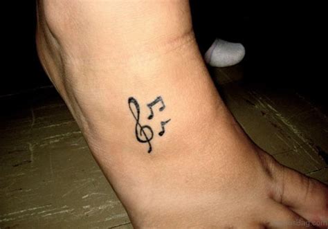 Those cute small tattoo designs for women can be hidden easily too. 52 Adorable Musical Note Tattoo On Foot