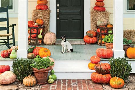 Porch Pumpkin Patch Fall Decorating Ideas Southern Living