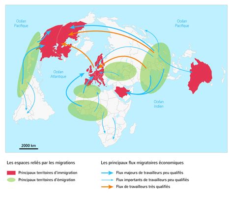 Un monde de migrants - 4e - Cours Géographie - Kartable