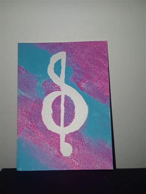 Music Note Painting Etsy