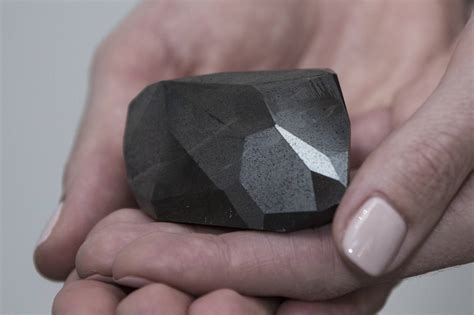 Enigma Rare 555 Carat Black Diamond Unveiled In Dubai Thought To Be