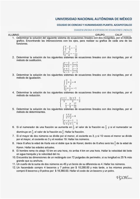 Matematicas Con Tics Ejercicios Examen MatemÁticas 1 Free Download