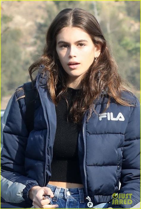 Kaia Gerber Rocks Short Shorts For Afternoon Outing Photo
