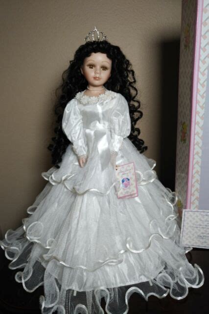 Jmisa Collection Porcelain Doll 22 With Box And Coa Limited Edition