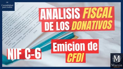 Donativos 💵💴 Reconocimiento Fiscal Asiento Contable Cfdi De