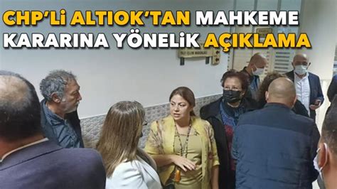 Cumhurbaşkanına hakaret ten hapis cezası verilmişti CHP li Altıok