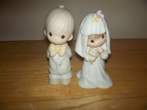 Precious Moments Bride And Groom Figurines By Jackgar On Etsy