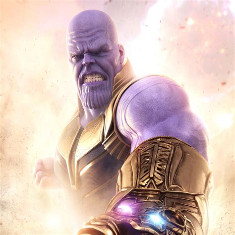 2048x2048 Thanos Imax Avengers Infinity War Poster 2018 Ipad Air Hd 4k