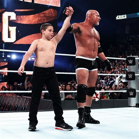 Goldberg And His Son Wrestling Wwe