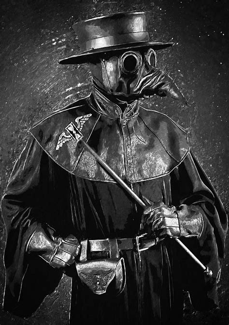 Plague Doctor Digital Art By Zapista Ou Fine Art America