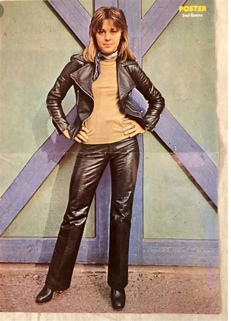 Suzi Quatro 1975 Poster Rare Frida Abba Rock And Roll Girl 70s Girl