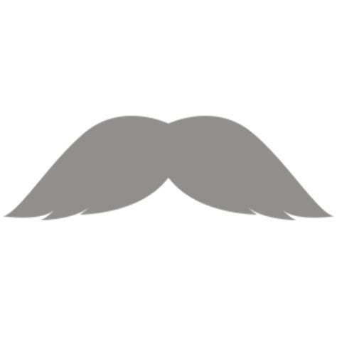 Download High Quality Mustache Clip Art Grey Transparent Png Images