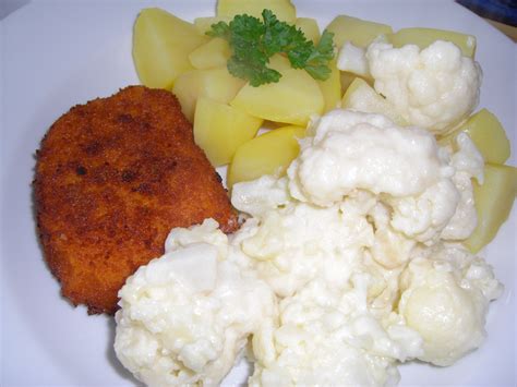 Schnitzel und Blumenkohl Rezept