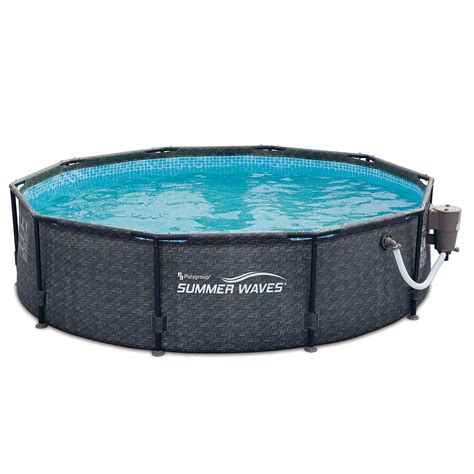 Summer Waves 10 X 30 Above Ground Frame Swimming Pool Set W Pump
