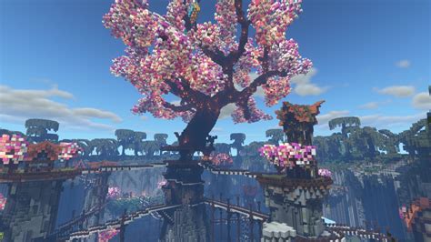 Cherryblossom Tree Spawn Minecraft Map