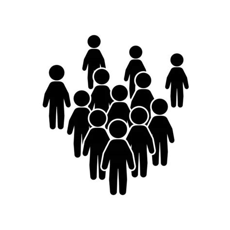 Stick Figure Crowd Illustrations Royalty Free Vector Graphics And Clip