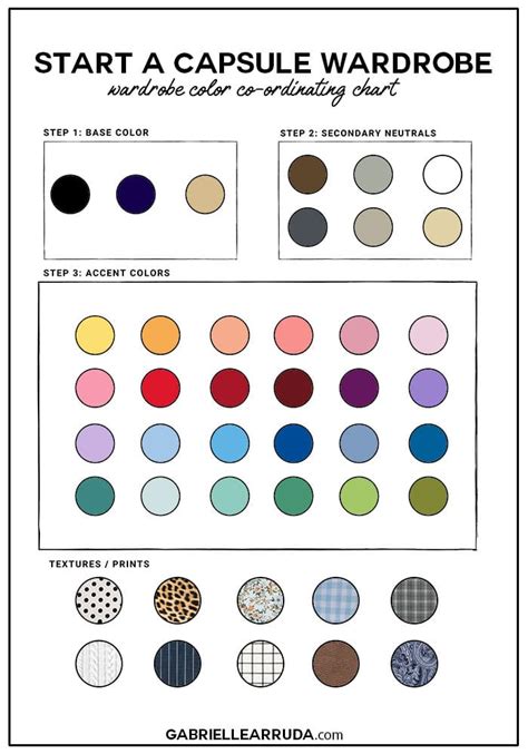 Create A Perfect Wardrobe Color Palette 5 Easy Methods Gabrielle