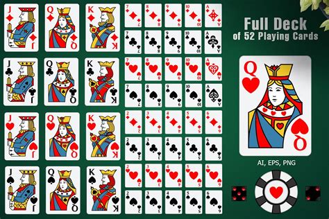Full Deck Of 52 Playing Cards 3817 Illustrations