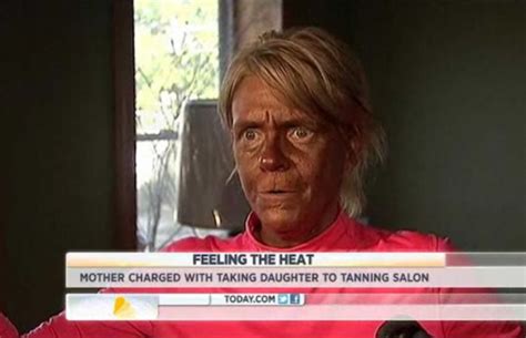 Ridiculously Tan Mother Charged With Taking Her 5 Year Old Daughter