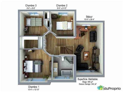 Plan Maison 100m2 3d Bricolage Maison Et Décoration